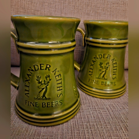 Alexander Keith's Set of 2 Beer Mugs - Picture 1 of 7